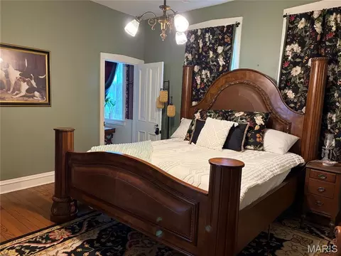 Bedroom - 126 W 2nd St, Hermann, MO 65041 photo 5 of 13