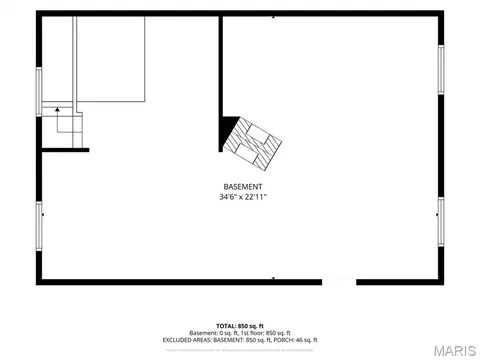 Floorplan - 220 Ruggles Rd, Ferguson, MO 63135 photo 1 of 3
