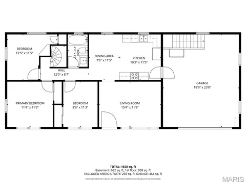 Floorplan - 1650 Hobelman Dr, Arnold, MO 63010 photo 1 of 2