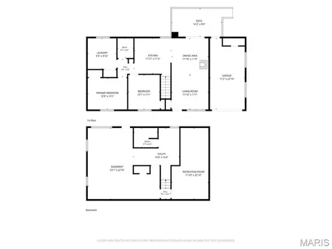 Floorplan - 1451 Sunset Dr, Arnold, MO 63010 photo 1 of 3
