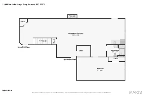 Floorplan - 2264 Pine Lake Loop, Gray Summit, MO 63039 photo 2 of 3