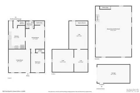Floorplan - 108 E 2nd South St, Mount Olive, IL 62069 photo 1 of 1
