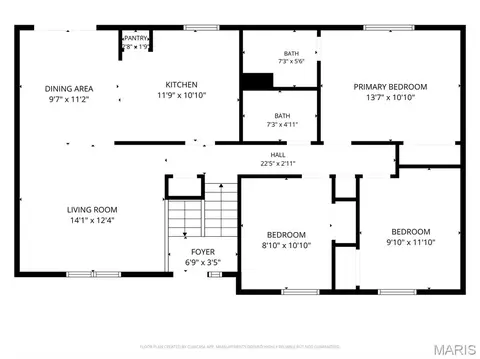 Floorplan - 463 Talbert Ct, Ballwin, MO 63021 photo 2 of 3