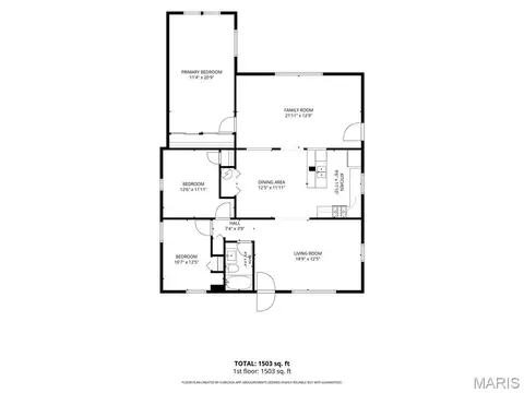 Floorplan - 118 Paul Ave, Ferguson, MO 63135 photo 1 of 1
