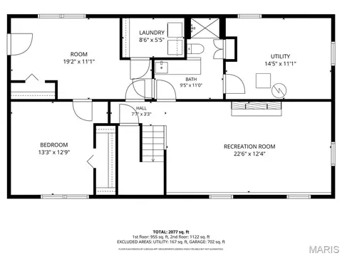 Floorplan - 219 Brookside Ln, Ballwin, MO 63021 photo 1 of 3