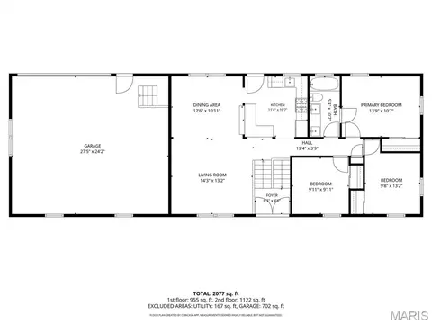 Floorplan - 219 Brookside Ln, Ballwin, MO 63021 photo 2 of 3