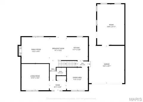 Floorplan - 434 Paula Vale Ct, Ballwin, MO 63021 photo 1 of 3