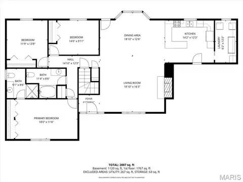 Floorplan - 715 Legion Dr, Waterloo, IL 62298 photo 2 of 3