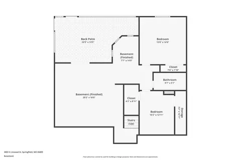 Floorplan - 3803 E Linwood St, Springfield, MO 65809 photo 3 of 4