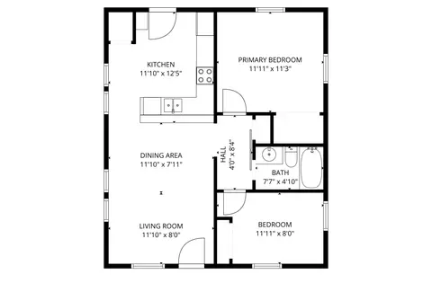 Floorplan - 405 W College St, Branson, MO 65616 photo 1 of 1