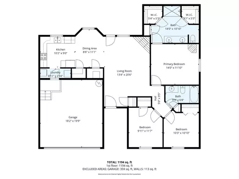 Floorplan - 123 Primrose Ln, Branson, MO 65616 photo 1 of 2