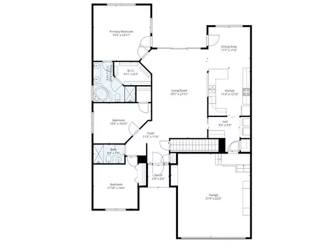 Floorplan - 511 Cozy Ln, Branson, MO 65616 photo 1 of 3