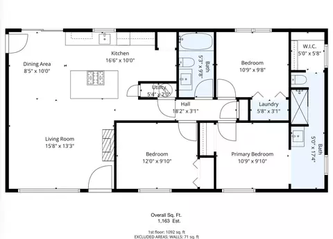 Floorplan - 641 Eiserman Ave, Branson, MO 65616 photo 1 of 1