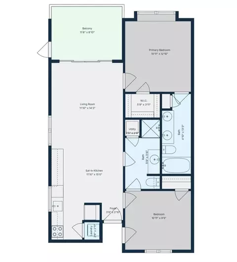 Floorplan - 515 Valley Vw #B101, Branson, MO 65616 photo 1 of 1