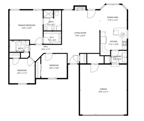 Floorplan - 5125 N 10th St, Ozark, MO 65721 photo 1 of 1