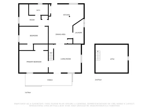 Floorplan - 706 Pine St, Thayer, MO 65791 photo 3 of 3