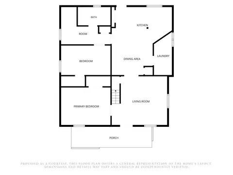 Floorplan - 706 Pine St, Thayer, MO 65791 photo 1 of 3