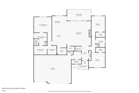 Floorplan - 6080 S Holland Ave, Springfield, MO 65810 photo 2 of 3