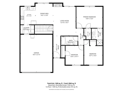 Floorplan - 615 E Sunset Ave, Nixa, MO 65714 photo 1 of 2