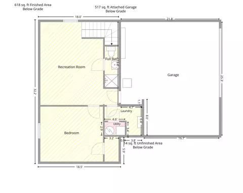 Floorplan - 523 E Camino St, Springfield, MO 65810 photo 1 of 8