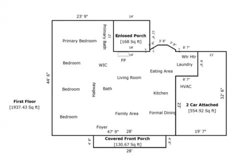 Floorplan - 1860 E Meadow Dr, Springfield, MO 65804 photo 2 of 2