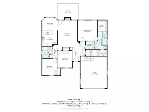 Floorplan - 891 Valley View Dr, Branson, MO 65616 photo 2 of 3