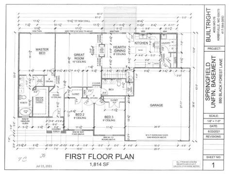 Floorplan - 880 Black Forest Ln, Branson West, MO 65737 photo 1 of 2