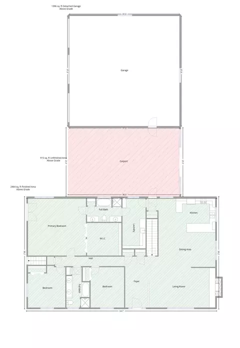 Floorplan - 1214 W Beverly Hills Dr, Springfield, MO 65803 photo 1 of 2