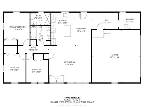 Floorplan - 1255 E Bonaire Dr, Springfield, MO 65803 photo 1 of 1