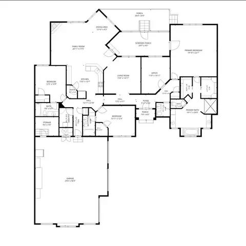 Floorplan - 3820 E Rosebrier St, Springfield, MO 65809 photo 1 of 1