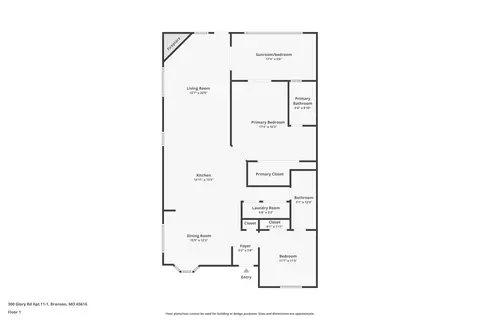 Floorplan - 300 Glory Rd UNIT 1, Branson, MO 65616 photo 1 of 1