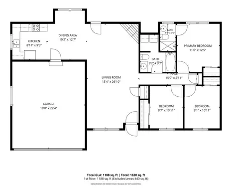 Floorplan - 2928 S Lancelot Ct, Springfield, MO 65807 photo 1 of 1