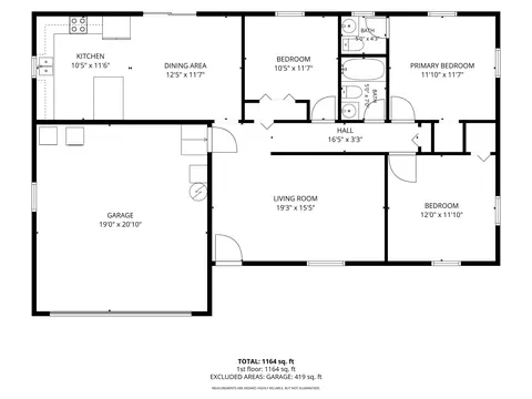 Floorplan - 316 S Duke Ave, Springfield, MO 65802 photo 1 of 1