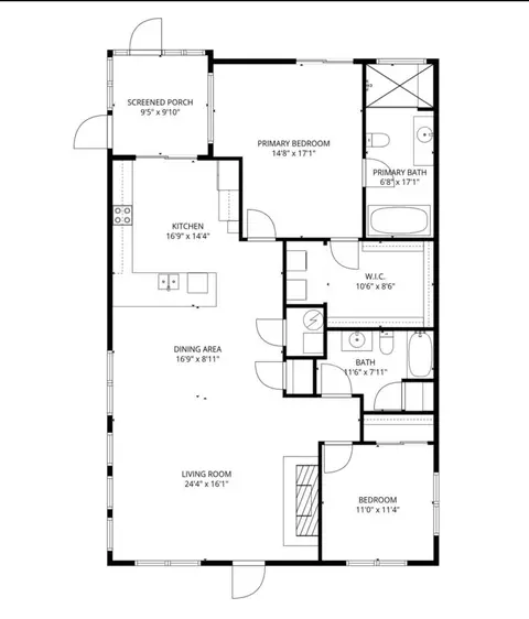 Floorplan - 806 Sunset Rd, Branson, MO 65616 photo 1 of 1