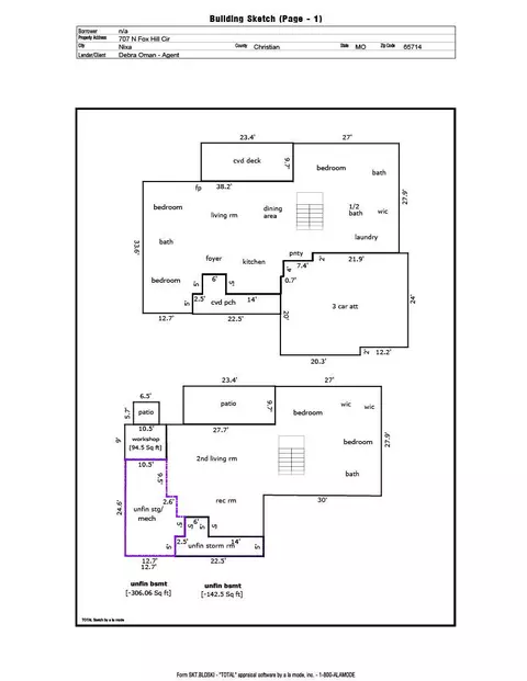 Floorplan - 707 N Fox Hill Cir, Nixa, MO 65714 photo 1 of 1