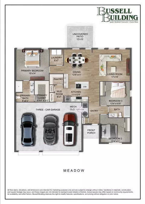 Floorplan - 1503 N Hayston Ave #LOT 62, Nixa, MO 65714 photo 1 of 1