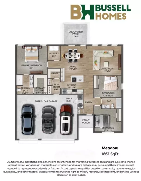 Floorplan - 1509 N Hayston Ave #LOT 65, Nixa, MO 65714 photo 1 of 1