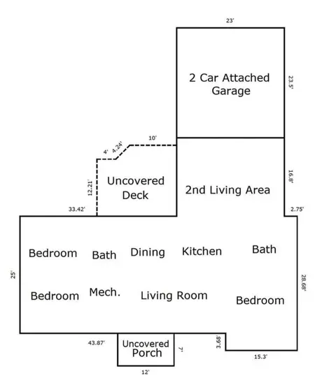 Floorplan - 105 E Meadowbrook Ave, Clever, MO 65631 photo 1 of 1