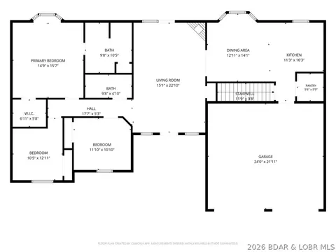 Floorplan - 157 Sawmill Rd, Saint Robert, MO 65584 photo 2 of 3