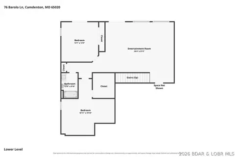 Floorplan - 76 Barolo Ln, Camdenton, MO 65020 photo 3 of 3