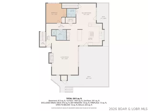 Floorplan - 109 Hawk Cir, Lake Ozark, MO 65049 photo 2 of 4