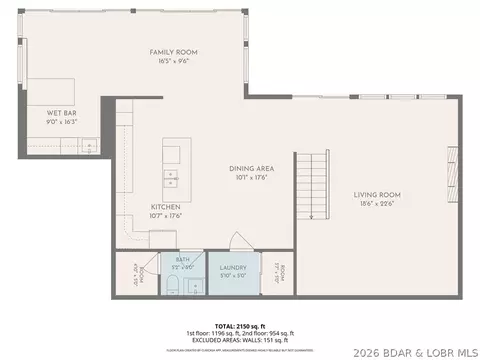 Floorplan - 109 Hawk Cir, Lake Ozark, MO 65049 photo 1 of 4