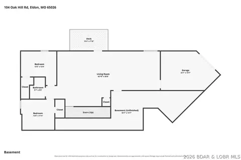 Floorplan - 104 Oak Hill Rd, Eldon, MO 65026 photo 3 of 4