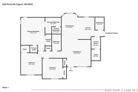Floorplan - 9223 State Highway Bb, Eugene, MO 65032 photo 1 of 1