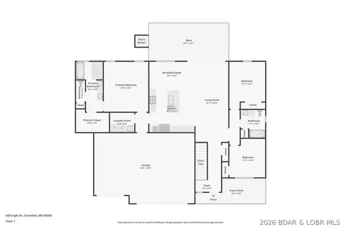 Floorplan - 920 Engle Dr, Columbia, MO 65203 photo 2 of 3