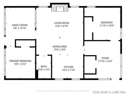 Floorplan - 155 Seclusion Dr, Camdenton, MO 65020 photo 3 of 4