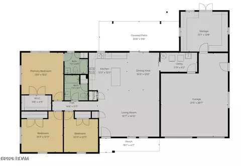 Floorplan - 208 Santa Cruz Ct, Luling, LA 70070 photo 1 of 1