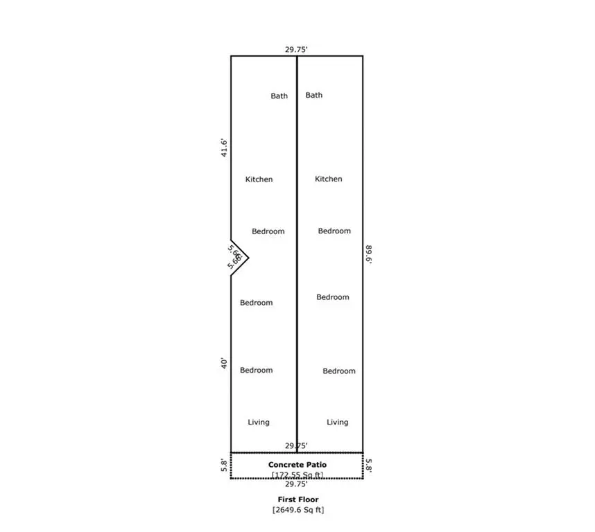 Floorplan - 2031 33 Arts St, New Orleans, LA 70117 photo 1 of 1