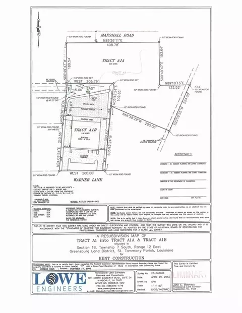Marshall Road, Mandeville, LA 70471