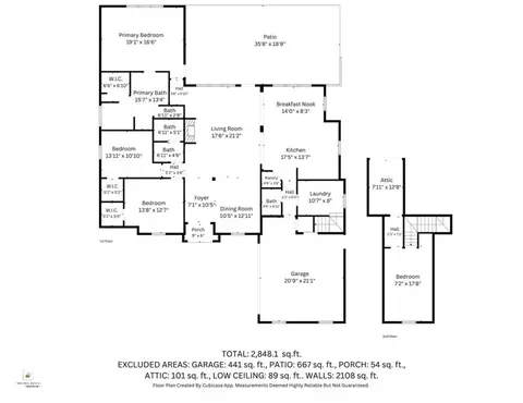 Floorplan - 109 Lac Cypriere Dr, Luling, LA 70070 photo 1 of 1